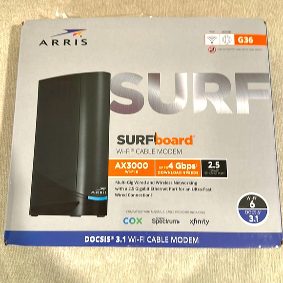 Arris Networking Arris Surfboard G36 Docsis 3 Multigigabit Cable